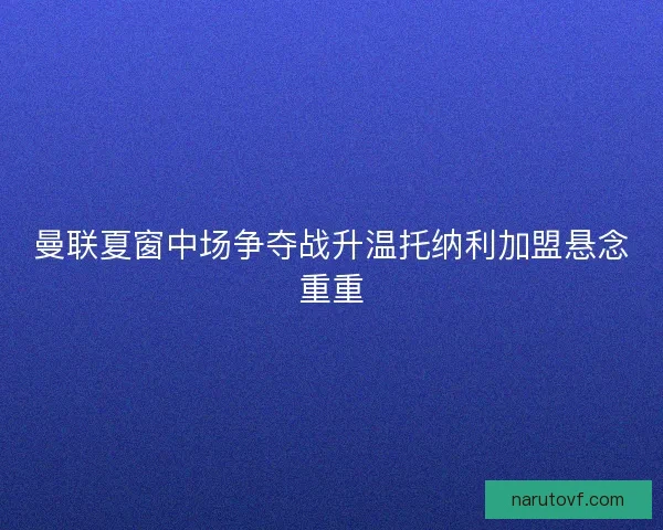曼联夏窗中场争夺战升温托纳利加盟悬念重重